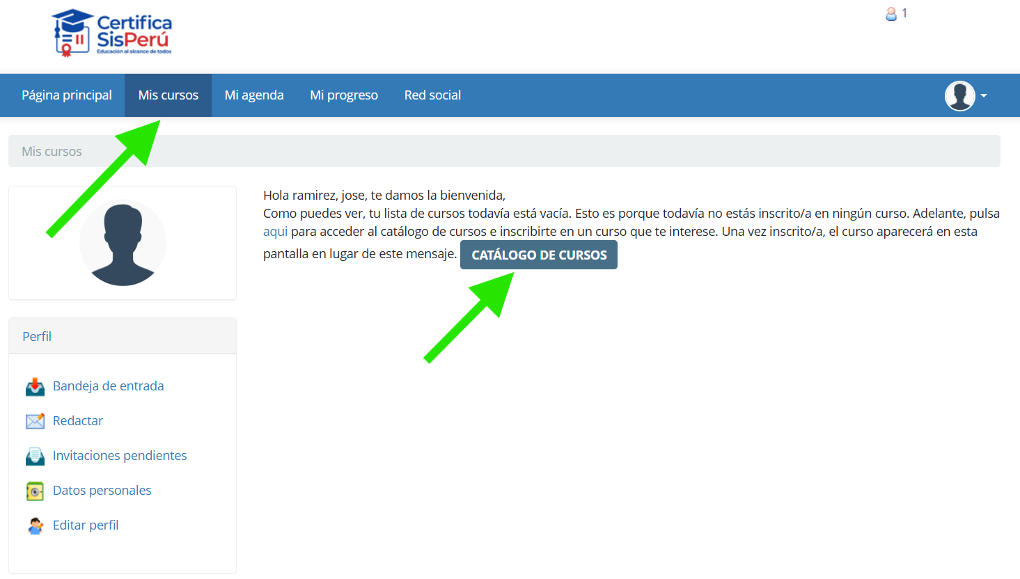 Ir al catálogo de cursos